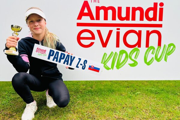 Amundi Evian Kids Cup 2024 s pódiovym umiestnením Zoey Sophie Pápay